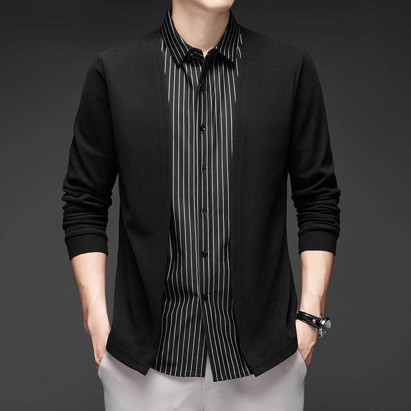 Fashion long-sleeved shirt set