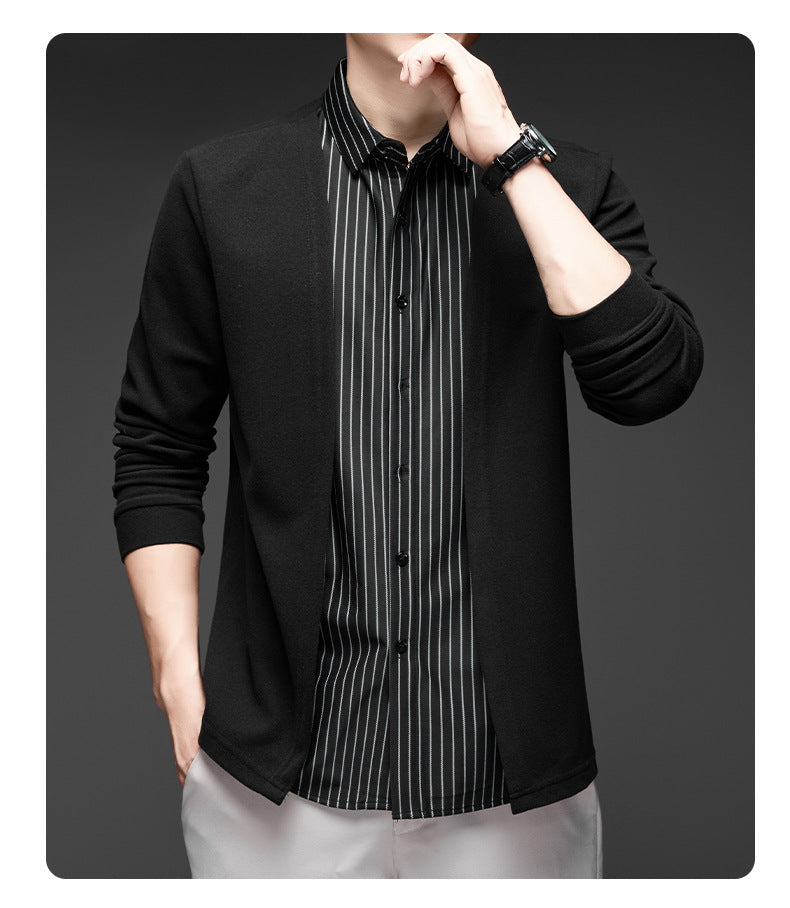 Fashion long-sleeved shirt set