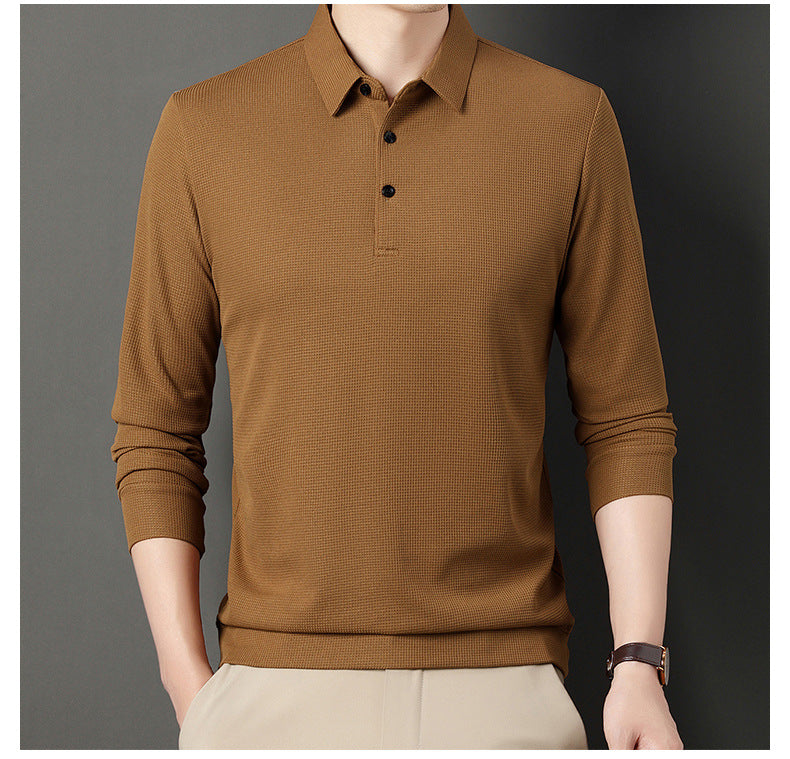 Polo Long-sleeved Casual Shirt