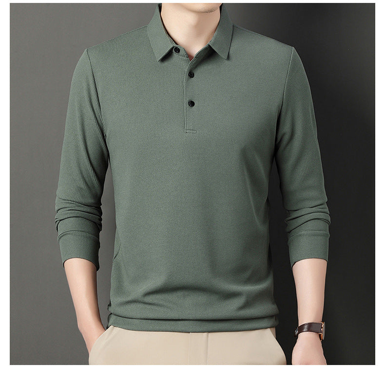 Polo Long-sleeved Casual Shirt