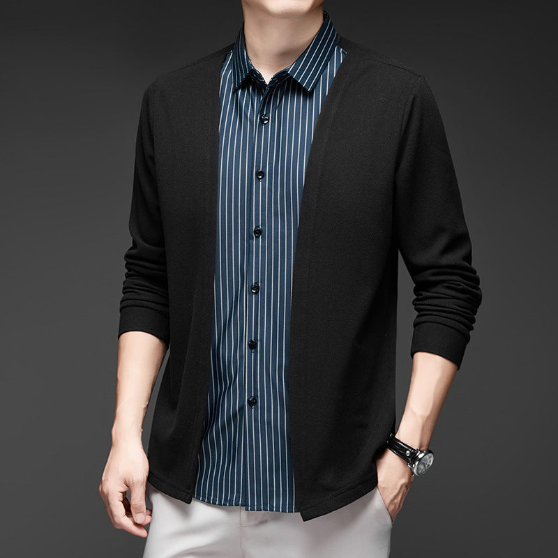 Fashion long-sleeved shirt set